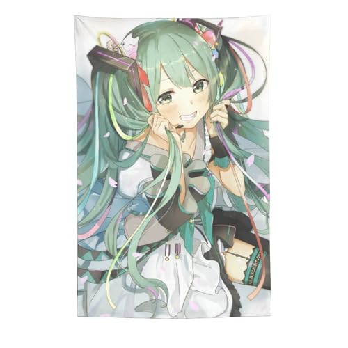 初音ミク タペストリー ポスター テーブルクロス 100cmｘ150cm 初音ミク タペストリー ポスター テーブルクロス 100cmx150cm