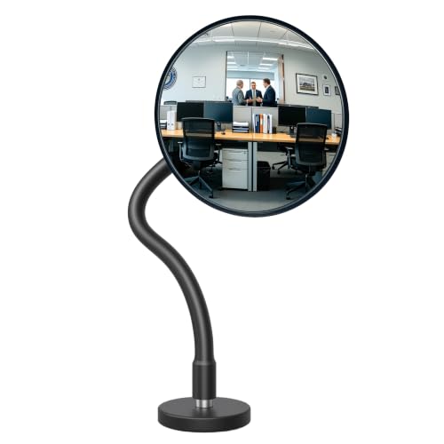 Banatune Magnetic Desk Mirror to See Behind You, 10-Inch Gooseneck