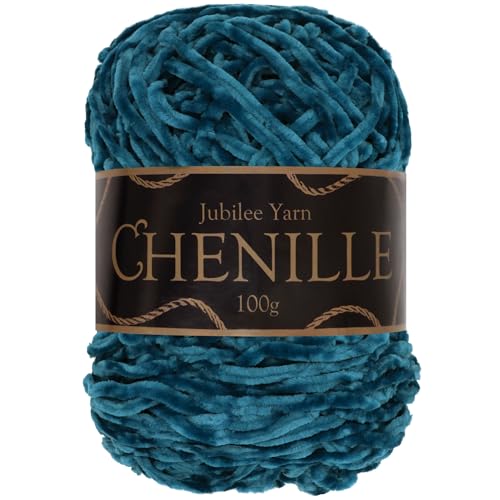 JubileeYarn Chenille Yarn - 100g/Cake Worsted Weight - Mother of