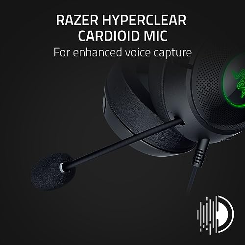 image for Razer Kraken Kitty V2 USB Wired RGB Headset: Chroma Kitty Ears - Strea