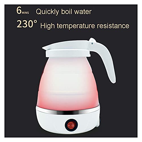 Tetera eléctrica mini plegable 800W silicona portátil miniatura 3