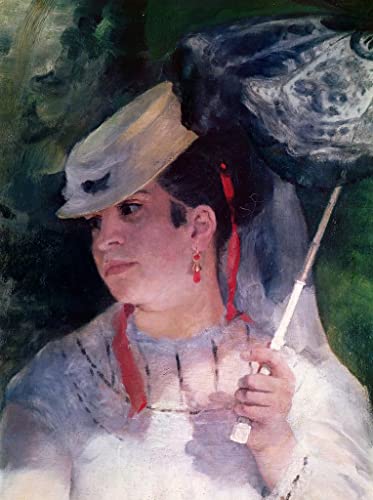 Affiche Impression Toile Portrait de Lise Renoir peinture murale salon