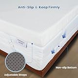FRIDEKO King Size Mattress Topper, Memory Foam Mattress Topper with Bamboo Fibre Cover Washable & Removable, King Size Bed Topper Thick for Back Pain (150x200x7cm) - Image 7
