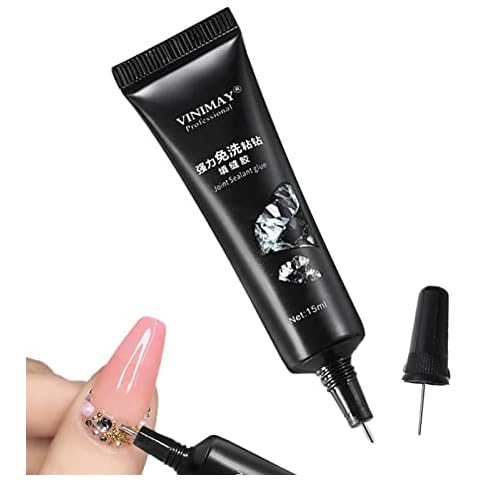 Strasskleber für falsche Nägel - Kein Abwischen Cover