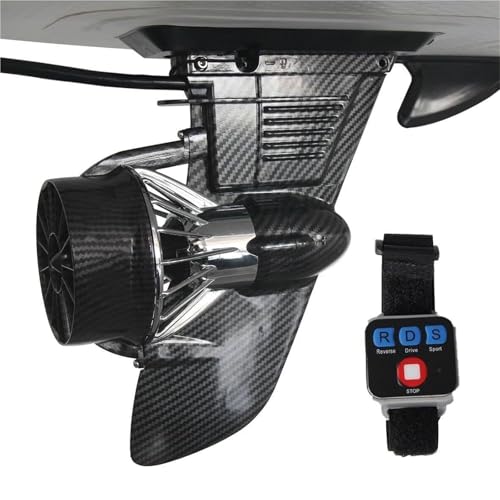 Surfbrett-Elektro-Finne, 24-V-Thruster-Elektro-Surfbrett, SUP-Elektro-Finne unter Wasser, drei Geschwindigkeiten, 288 Wh, ausgestattet mit Fernbedienung, die Höchstgeschwindigkeit beträgt 7,5 km/h