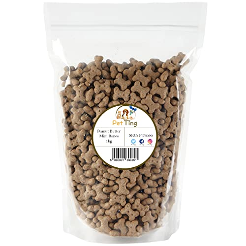 Premium Peanut Butter Bones Dog Biscuits 1Kg (Peanut Butter Bones)