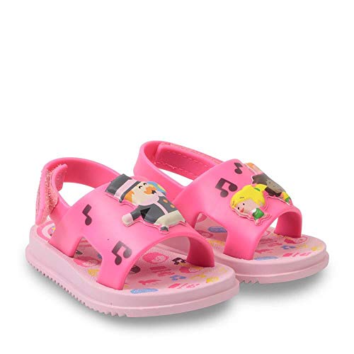 Chinelo Grendene Mundo Bita Descobertas Baby Meninas S: Rosa/G: Rosa 21
