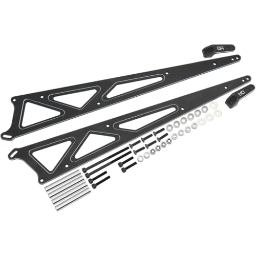 Barra de aluminio con ruedas DR10 Hot Racing DRA311R01 para coche RC