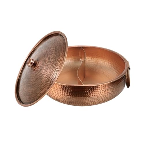 Olla artesanal de acero inoxidable para cocina 30 cm