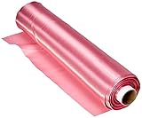 Tejido de seda satén. Oaktree UK Eleganza - Tela de Raso (29 cm x 20 m), Color Rosa