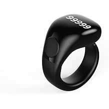 Smart Tasbih Zikr Ring,Adjustable Counter, 3 Sizes (18,20,22mm) Muslim Digital Azan Alarm Clock,APP Support Digital Counter Prayer Reminder Rings, Waterproof 5 Digit Finger Counter zikr Ring