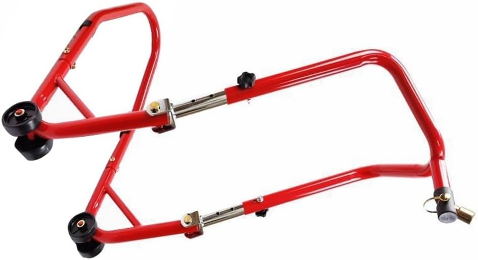 Fit for Heavy Motorcycle Bicycle Bracket Front Support Frame Rocker Arm Lift Fixing Device Repair Tool(Model B red)