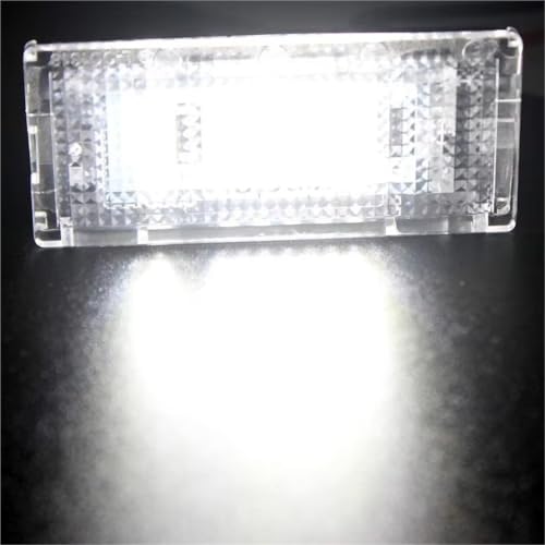 Luces LED de matrícula Canbus blanco puro de 12V con iluminación trasera sin error E46 5