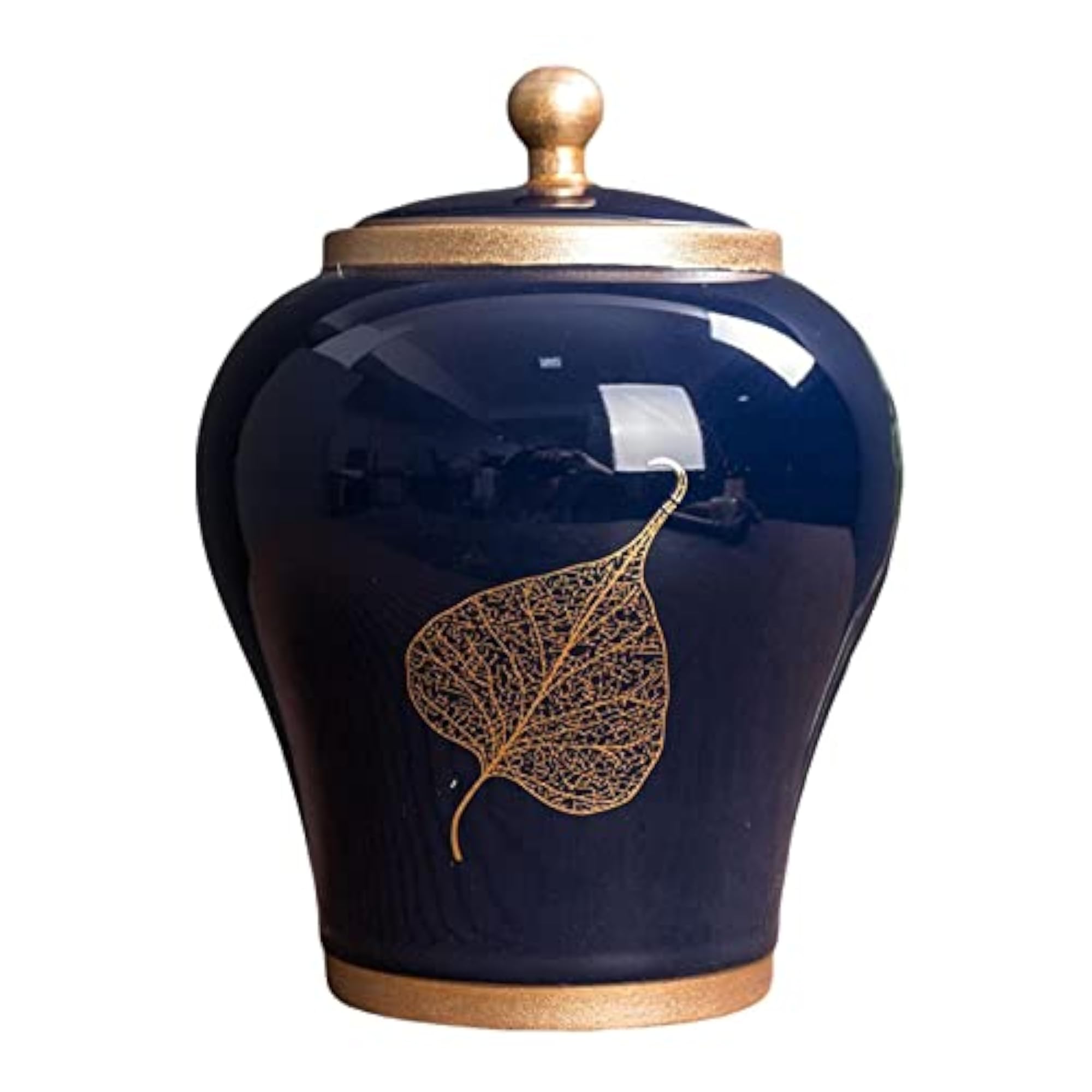2Pcs Creative Porcelain Ginger Jar with Lid