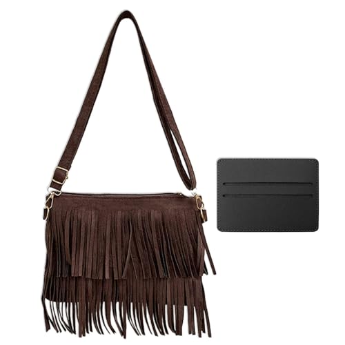 Imagen de Bolso con Borla De 1 Pieza Y Bolso para Tarjetas De 1 Pieza
