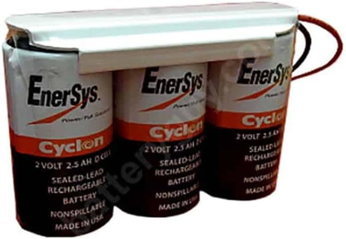 Hawker/Cyclon/Enersys 0810-0103 Battery | 6v 2.5ah Emergency Light Battery