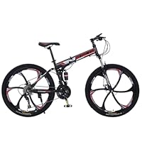 Amazon | 折りたたみ マウンテンバイク 自転車 21/24/27段変速 26