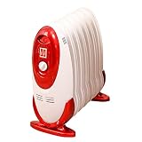 Ölradiator, 7 Module, 700 W, 2-stufiger Wärmeregler, Raumheizung