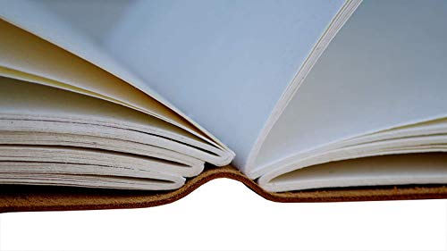 Image of CAVALO - Be Unique Leather Diary, Brown Colour Antique Handmade Leather Bound Notepad for Men and Women 5x7 Inches, Gift for any one (Heart of Heart)