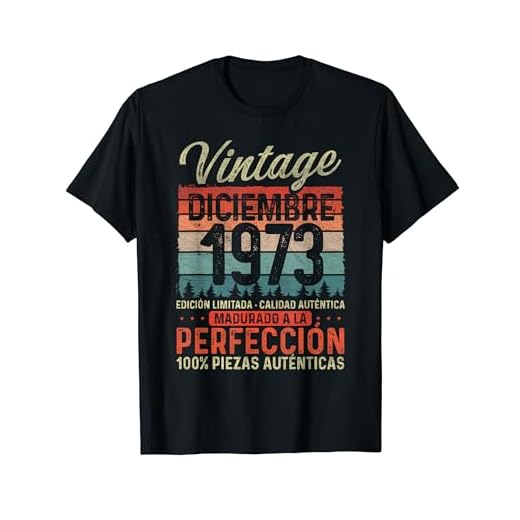 Diciembre 1973 Vintage Regalo 51 Años Cumpleaños Hombre Camiseta