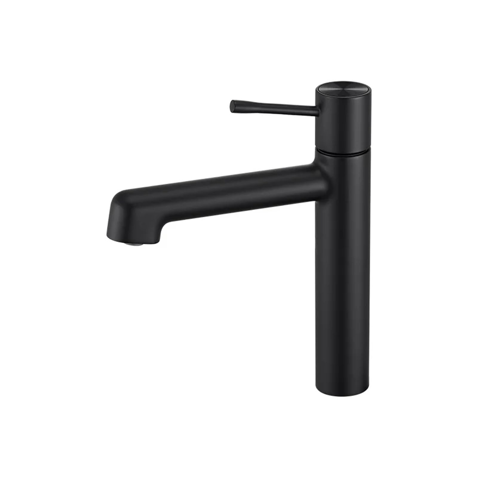 Mitigeur de salle de bains blanc et noir monotrou eau chaude froide