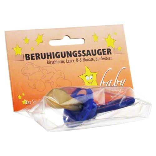 BERUHIGUNGSSAUGER kirschf.Lat.0-6 M.dunkelblau 1 St