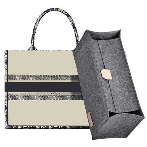 Doxo Purse Organizer Insert for Handbags, Felt Purse Organizer for