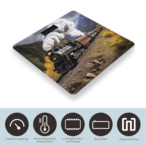 Báscula Digital de Baño Locomotora a Vapor 400 lb Precisa miniatura 3