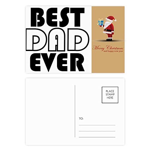 Cartes postales Best Dad Ever lot de 20 pour lui dire je t'aime