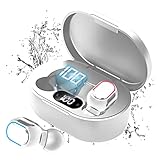 Ssmnr Bluetooth Kopfhörer In Ear, kabellos HiFi Stereoklang, IPX5 Kabellose Touch Control, Earbuds, USB-C Quick Charge 24 Std, Sport Ohrhörer für Reisen, Weiß..