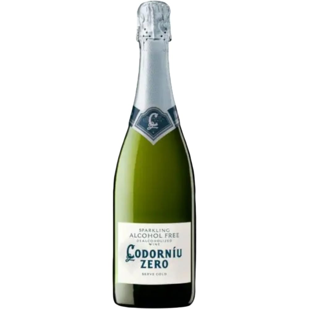 Codorníu Zero Vino Espumoso sin Alcohol, Blanco y Rosado, Pack 2 Botellas, Desalcoholizado