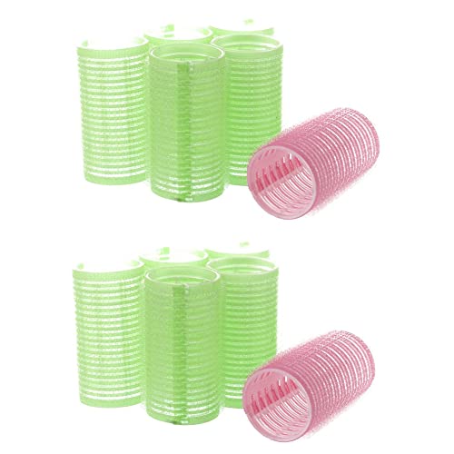 Reinscer 12X Big Self Grip Hair Rollers S'Accrochent À des Bigoudis DIY 3cm