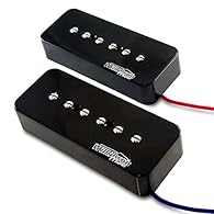 Genuine M Series Wilkinson Bridge & Neck P90 Soapbar Pickup SET WO90 Soap Bar Black INSTRUMENT PARTS AND ACCESSORIES Wilkinson Sword