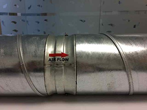 Neverest® Valvola Di Non Ritorno Aria RK 125 Mm - Antiritorno Per Ventilazione Con Guarnizione | Zincata