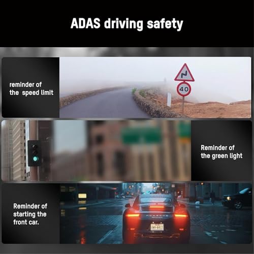 Image of HIKVISION 4K Dual Channel Dashcam for car | ADAS Alerts | Voice Control | Night Vision F1.75 Aperture | G-Sensor | 143 Wide Angle | Loop Recording | Built in WiFi | Supports 256GB | C8(2CH)