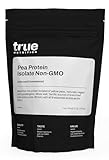 True Nutrition Pea Protein Powder Isolate - 25g Non-GMO Vegan Protein Powder per Serving - Low Carb, Low Fat, High Leucine - Gluten Free, Dairy Free, Soy Free - Unflavored/Unsweetened - 1LB