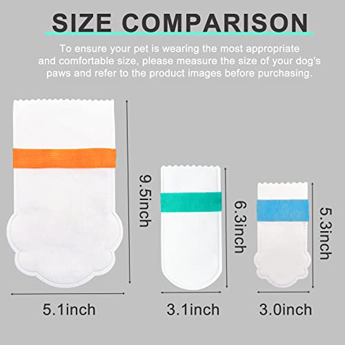 Disposable Dog Shoes,Outdoor Dog Rain Boots,Paw Protection,Waterproof Dirt-Proof,With Adjustable Straps,For Small To Medium Large Dogs.(20Pcs) (Large) #TOP1