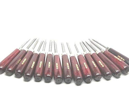 15pc Woodcarving Eye Punches Round Oval Character Portrait RAMELSON USA