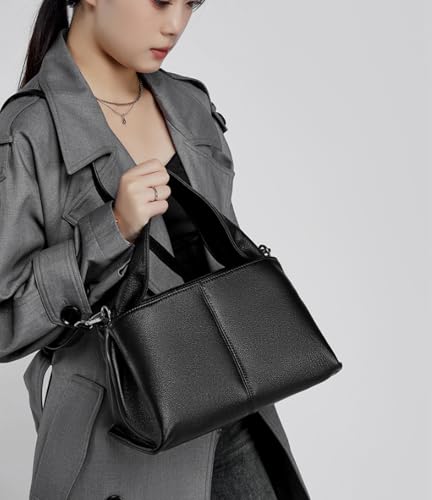 Women's vintage shoulder bag top layer niche women's bag2