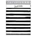 Pack It Chic - 10X13 (100 Pack) Black Watercolor Stripes Poly Mailer Envelope Plastic Custom Mailing & Shipping Bags - Self Seal (More Designs Available)