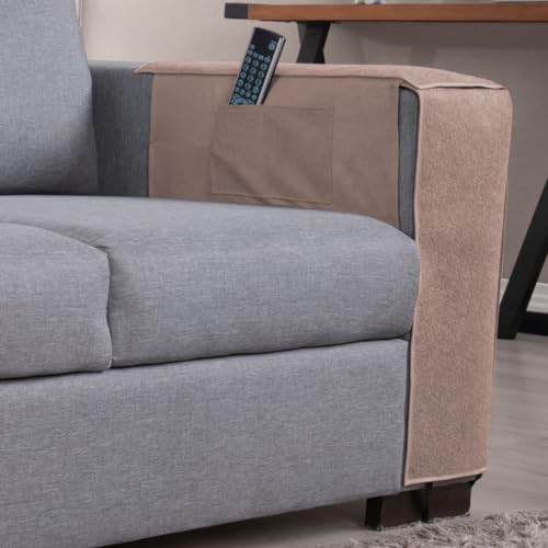 Proteja o Braço do Sofá com a Capa Antigato Resistente Bege