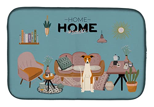 Tapis de séchage polyester multicolore Whippet Sweet Home - 2