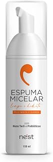 Espuma Micelar Ne'st com Prebióticos e Nanotecnologia - Limpa & Hidrata 150 mL