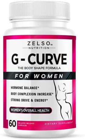 G Curve For Women, Original Supplement Pills For Butt & Breast Enhancment, The Perfect Body Shape Formula Pill, Advanced EXTRA STRENGTH GCurve Formula, 30 Day Supply (60 Capsules)