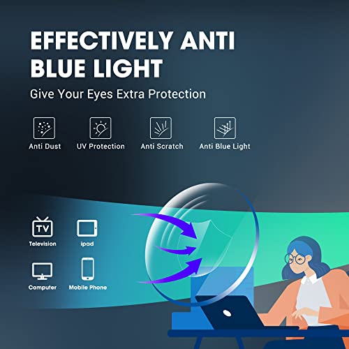 TOREGE Safety Glasses For Men,Clear Anti-Fog Anti-Blue Light Safety Goggles Scratch Resistant For Women Nurse