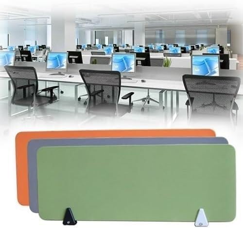 Cloison de bureau en toile avec panneau de séparation et réduction du bruit
