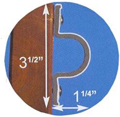 10' "C Guard White Dock Bumper