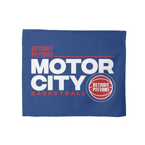 Northwest Detroit Pistons NBA City Basketball Rally Towel 18 x 15 Inches