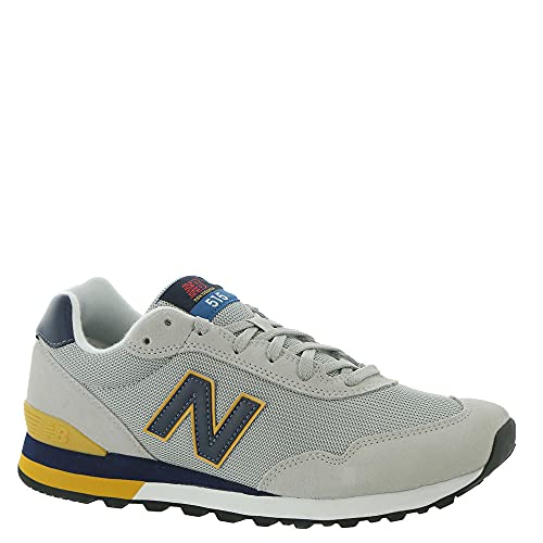 Image of New Balance Men's 515 V3 Sneaker, Rain Cloud /Pigment /Yellow, 10.5 Wide