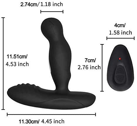 amal Plug Massageador de Próstata Recarregável Massageador de Próstata Estimulador de Próstata Recar